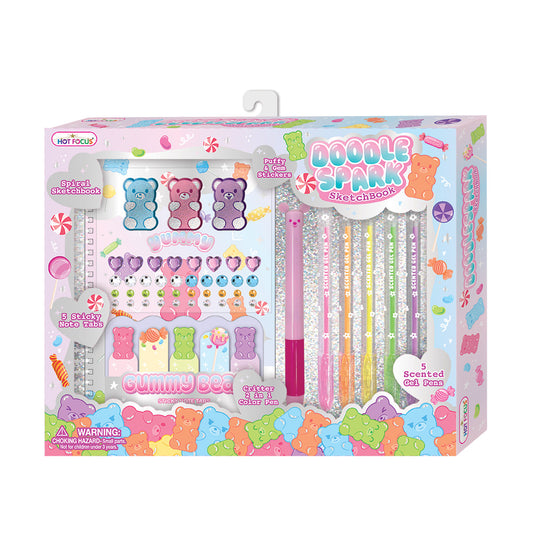 Doodle Spark Sketchbook - Gummy Bear (Hot Focus)