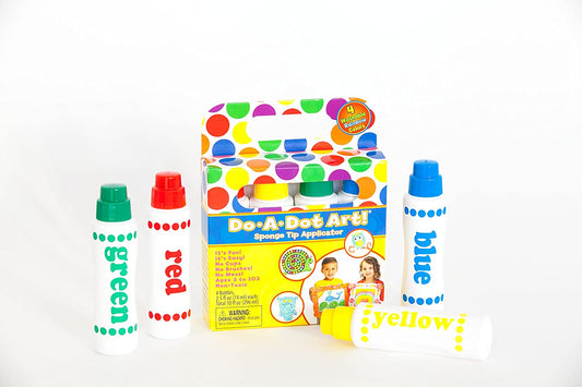 Rainbow Dot Markers 4 Pac