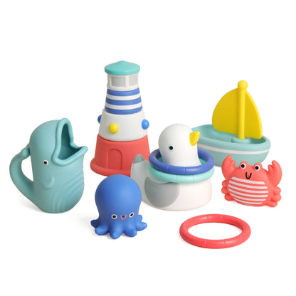 Seaside Splash Gift Set: Bath + Water Toy