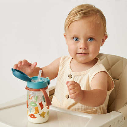 Itzy Sips™ - Straw Cup With Snap-Close Lid
