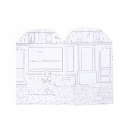 Les Parisiennes Coloring Books + 145 Stickers