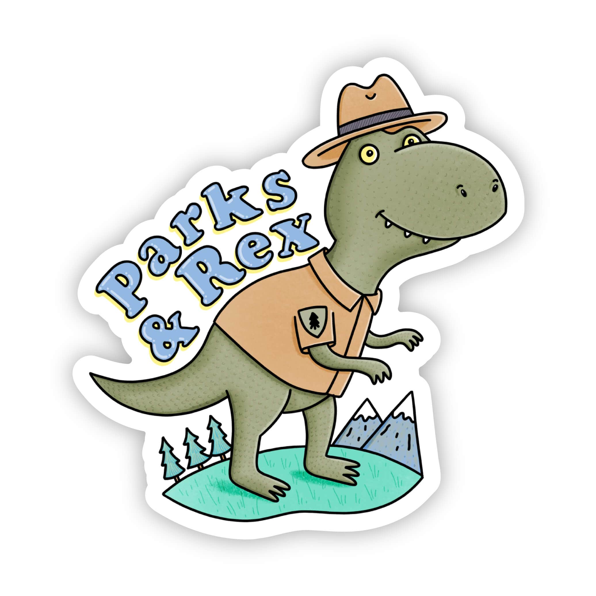 Rad Rax Dinosaur Sticker