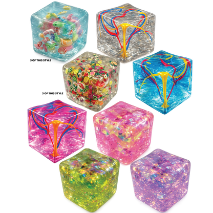 Fun Doh Squishy Charm Cube