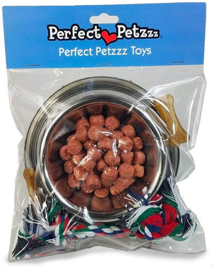 Perfect Petzzz Dog Bowl Toy Set