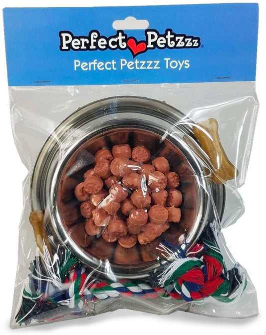 Perfect Petzzz Dog Bowl Toy Set