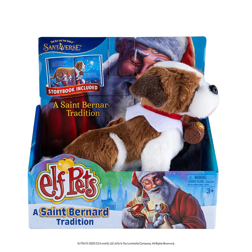 Elf Pets: A St. Bernard Tradition