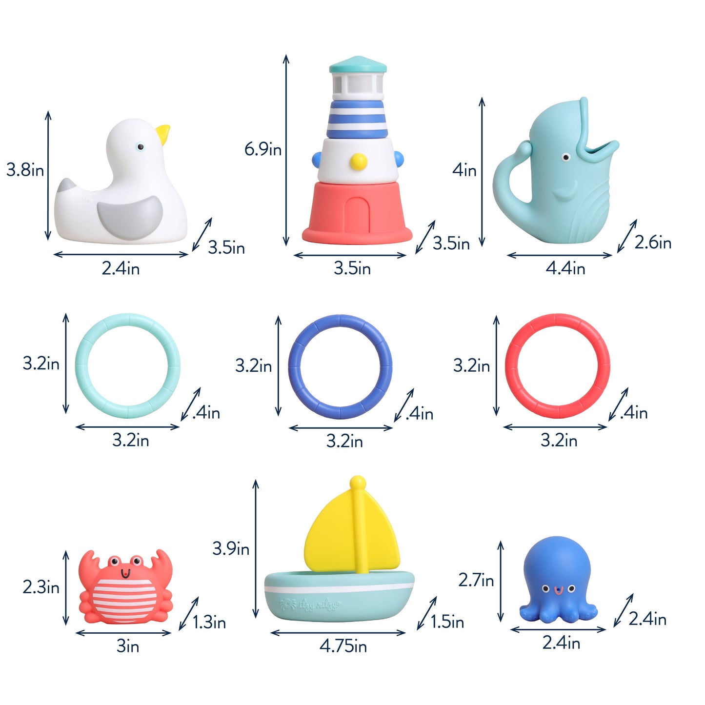 Seaside Splash Gift Set: Bath + Water Toy