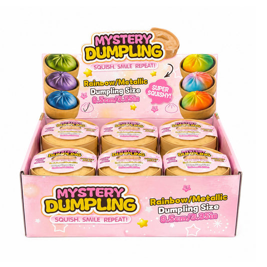 Pearl Metallic Mystery Dumpling Squishy Toy