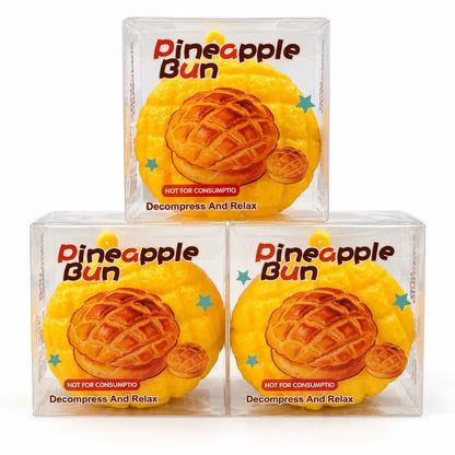 Crunchy Pineapple Bun Squishy Stress Relief Toy