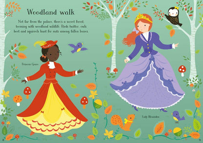 Princesses - Little Sticker Dolly Dressing