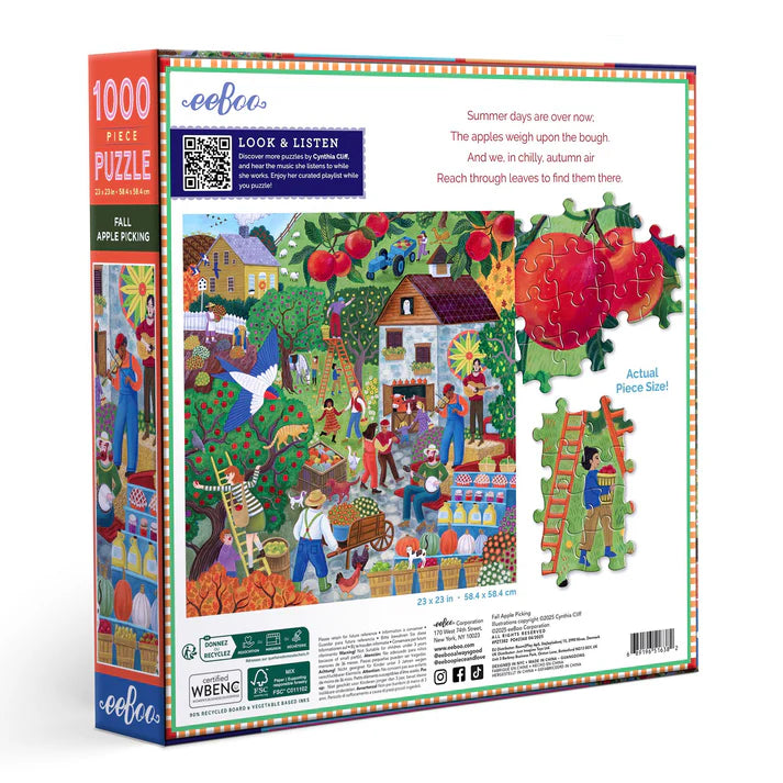 Fall Apple Picking 1000pc Puzzle