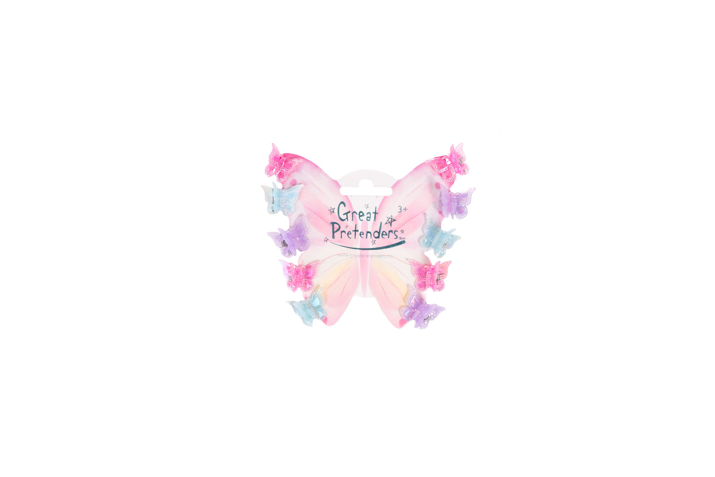 Fancy Flutter Mini Hairclips, 10pc