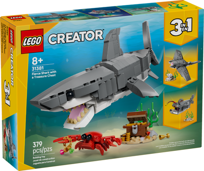 LEGO Creator: Fierce Shark with a Treasure Chest
