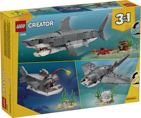 LEGO Creator: Fierce Shark with a Treasure Chest