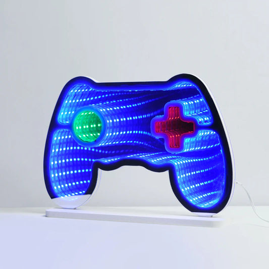 Gamer - Neon Art Infinity Light Wall & Desk Sign