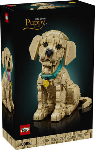 LEGO Icons: Golden Retriever Puppy