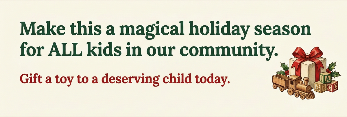 Learning Express Toys is your neighborhood toy store. And community hub for the holidays when it comes to giving back.