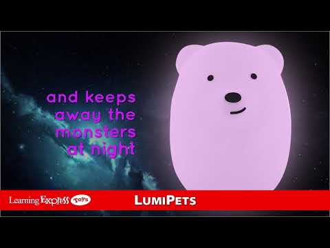 Lumipets® Cat with Remote - Children's Nursery Touch Night Light