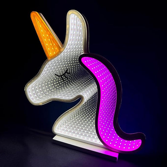 Unicorn - Neon Art Infinity Light Wall & Desk Sign
