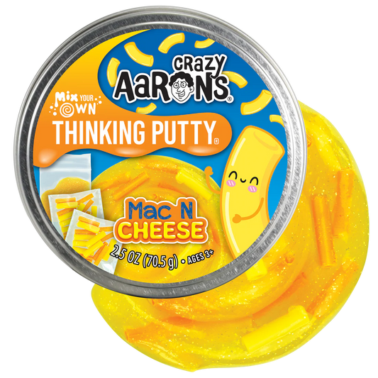 Crazy Aaron's Mac N Cheese Mix Your Own Thinking Putty