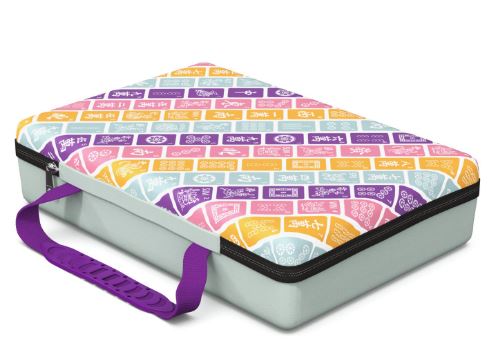 Mahjong Tile Set in Colorful Carrying Case