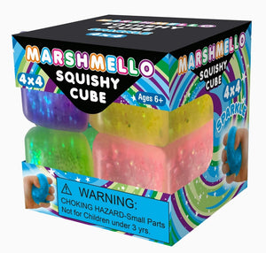 Marshmello 4x4 Glitter Squishy Clube