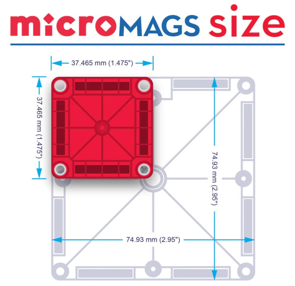 MicroMags Winter Wonder 26pc Travel Set (Magna-Tiles)