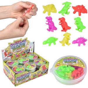 Micro Sticky Crawling Dinosaurs