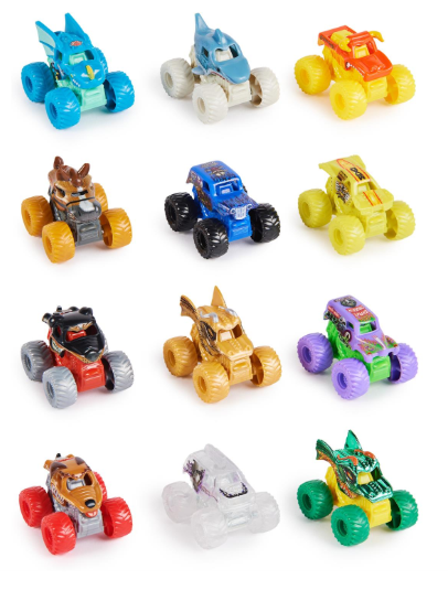 Monster Jam Mini Mystery Monster Truck, 1:87 Scale