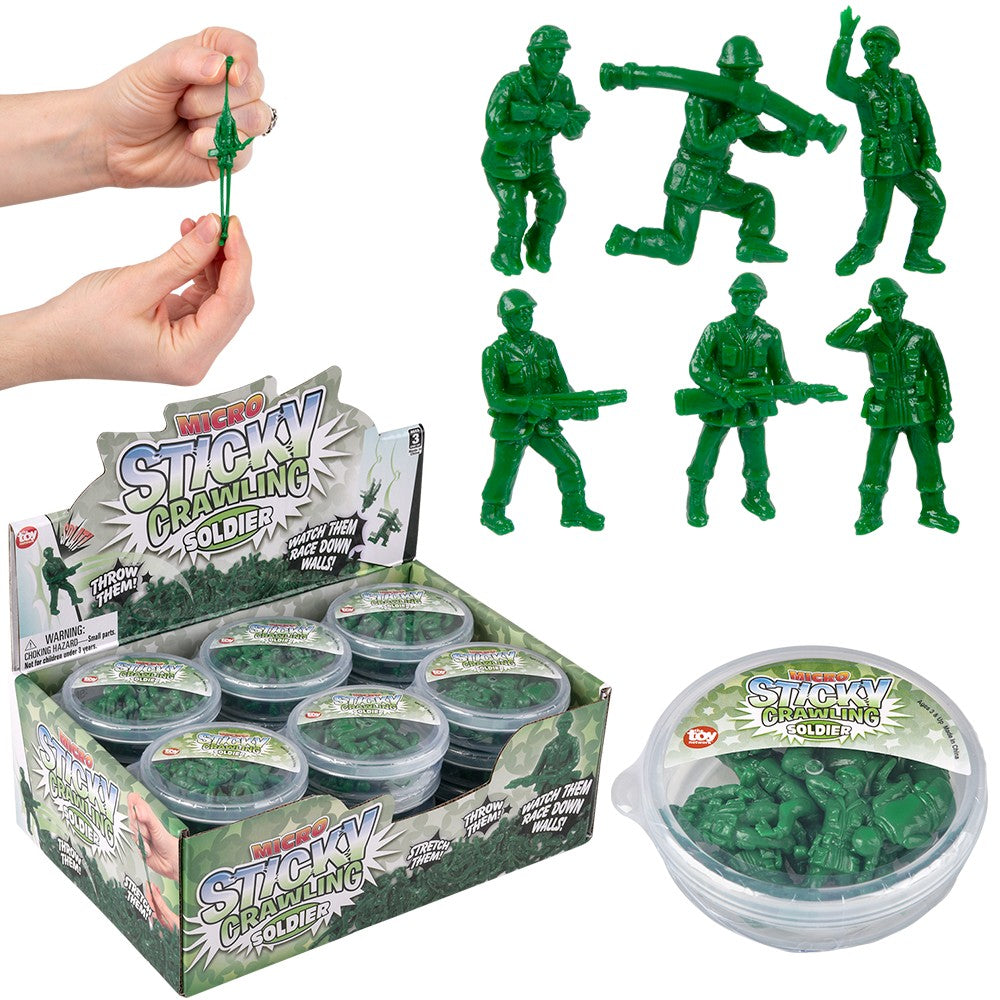 Micro Sticky Crawling Soldiers