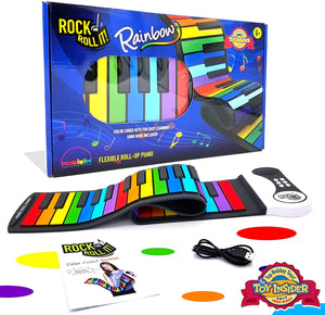 Rock Roll It Piano Rainbow