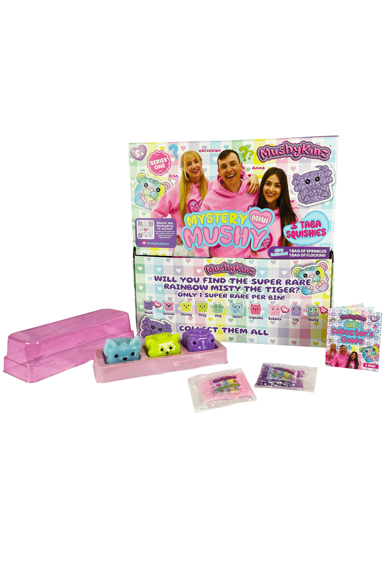 MushyKinz Mystery 3pk Squishy Figures