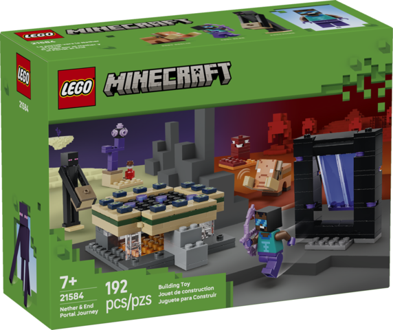 LEGO Minecraft: Nether & End Portal Journey