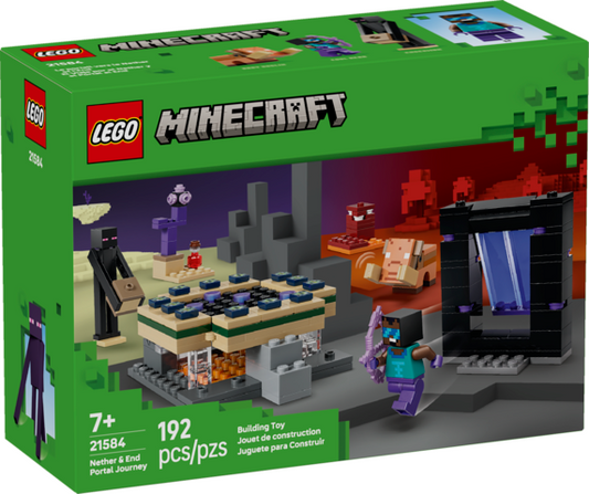 LEGO Minecraft: Nether & End Portal Journey