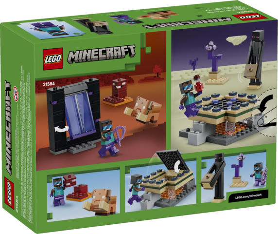 LEGO Minecraft: Nether & End Portal Journey