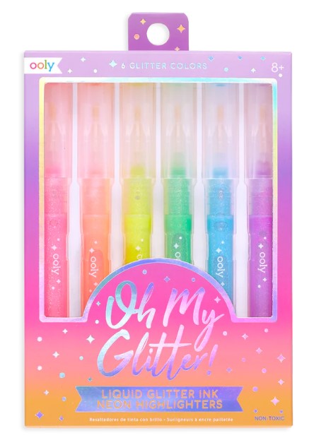 Oh My Glitter! Neon Highlighters (Ooly)