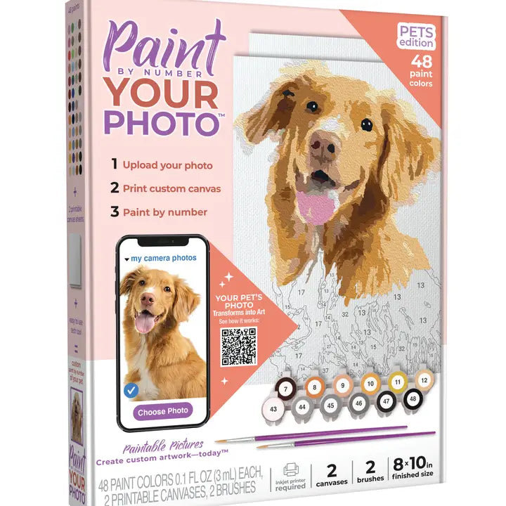 Paint Your Photo By Number - Pets Edition
