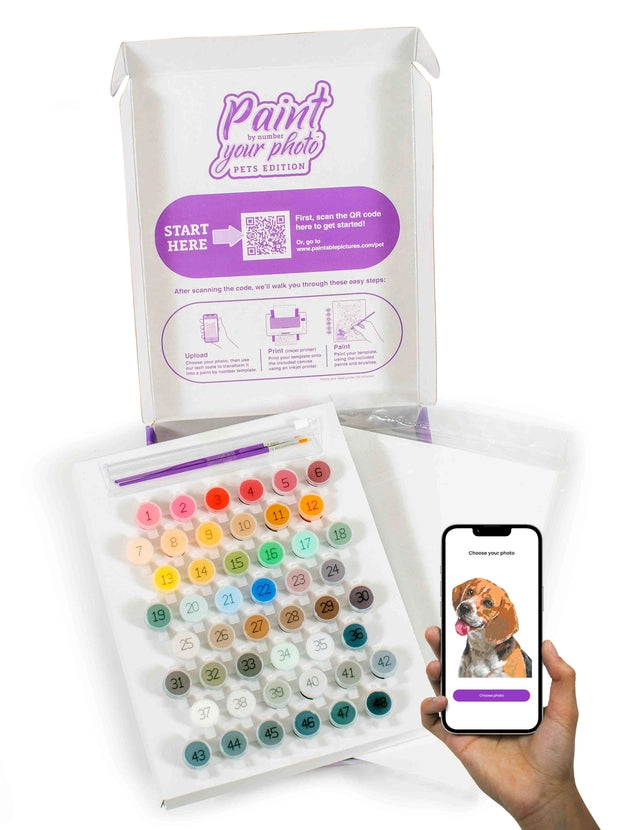 Paint Your Photo By Number - Pets Edition