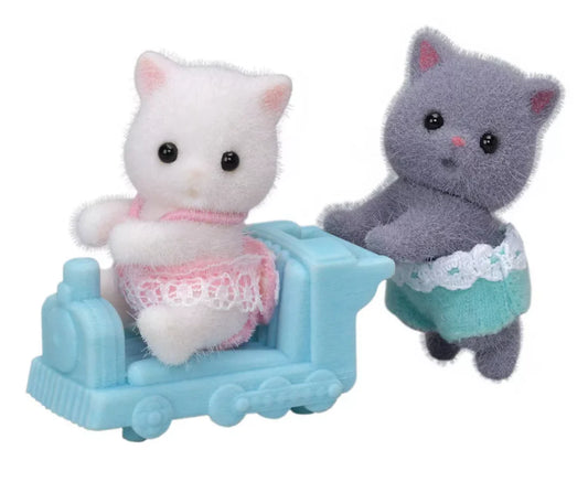 Calico Critters Persian Cat Twins (BL)