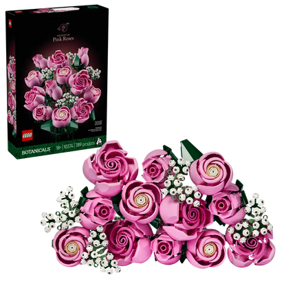 LEGO Botanicals Pink Roses Bouquet