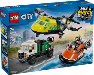 LEGO City: Airplane, Service Truck & Hovercraft Remix