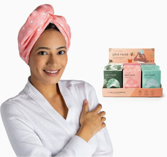 Lemon Lavender Plot Twist Turbo Towel