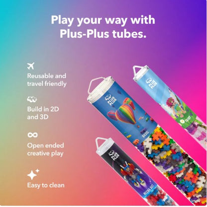 Plus-Plus Tube Glow (70pc)