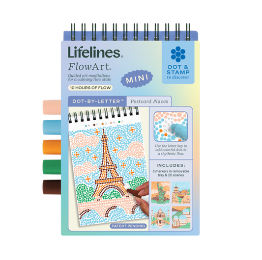 Lifelines Flowart Mini: Postcard Places