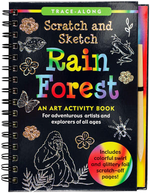 Scratch and Sketch Rain Forest Activity Book