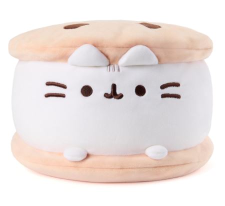 Pusheen Cookie Ice Cream Sandwich Squisheen, 11 in