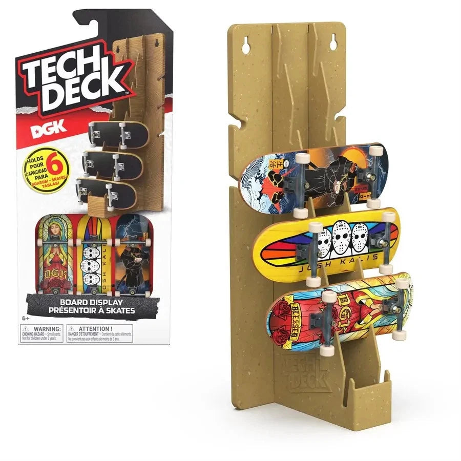 Tech Deck Fingerboard Display Stand and Skateboard Wall Mount Assortment