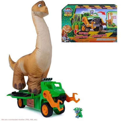 Megasaurus Dino Vehicle with 2.5 Ft Inflatable Dinosaur (PAW Patrol: The Dino Movie)