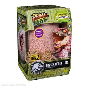 Jurassic World Primal Hatch Interactive Toy Dinosaur & Egg