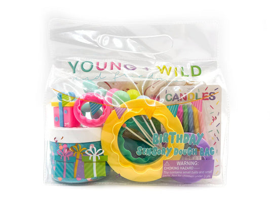 Birthday Sensory Dough Bag (Young + Wild & Friedman)